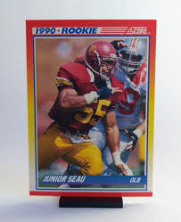 1990 Score Football Junior Seau RC #302 USC | Mercari