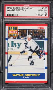 1990 Score Canadian Wayne Gretzky #353 PSA 10 GEM ...