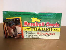 1990 Topps Baseball Traded Set 132 Cards Factory Sealed ...
