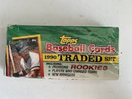 1990 Topps Traded Baseball Set. Factory Sealed 132 Cards | eBay