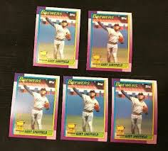 GARY SHEFFIELD ROOKIE CARDS+FINGERS, SUTTON, AND HEGUERA ...