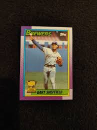 1990 Topps Gary Sheffield rookie baseball card #718 ...
