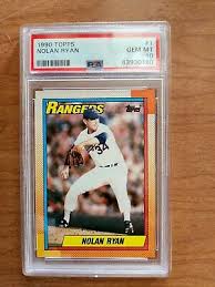 1990 Topps Nolan Ryan PSA 10 GEM MINT Complete Set | eBay