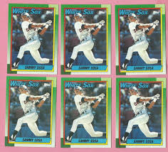 LOT OF 6 SAMMY SOSA 1990 TOPPS ROOKIE NM-MT #692 | eBay