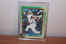 1989 Topps Sammy Sosa White Sox 692 hard plastic case Excellent | eBay