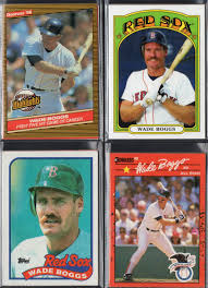 WADE BOGGS Baseball Cards (4) Lot B - Etsy