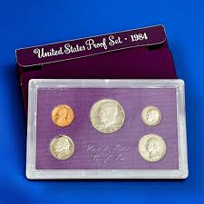 1984 S US Mint Clad Proof Set in Box Original Government ...