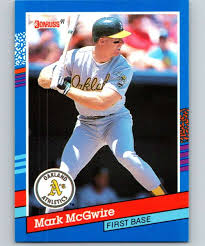 1991 Donruss #105 Mark McGwire VG Oakland Athletics - Under ...
