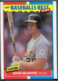 Mark McGwire 1987 Fleer Baseballs Best Sluggers Series Mint ...