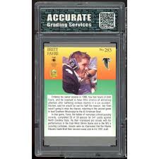 Brett Favre Rookie Card 1991 Fleer Ultra Draft Picks #283 ...