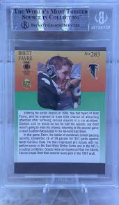 1991 Fleer Ultra Draft Picks - BRETT FAVRE RC #283 - HOF BGS ...