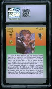 BRETT FAVRE 1991 Fleer Ultra #283 Atlanta Falcons Rookie RC ...