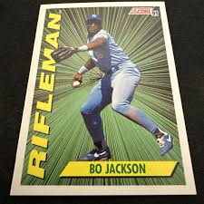 1991 Score Bo Jackson Rifleman #412 Kansas City Royals NR/MT ...