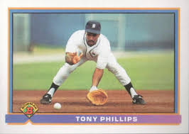 1991 Bowman #137 Tony Phillips VG Detroit Tigers - Under the ...