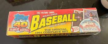 Vintage 1991 Topps 40 Years Complete Set-792 Baseball ...