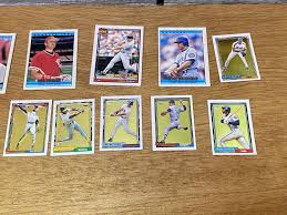 1992 Donruss Mini & Topps Micro MLB Baseball Card 19x Lot ...