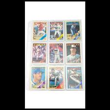 1980s - 1990s Baseball Cards Lot Binder Pages Collection ...