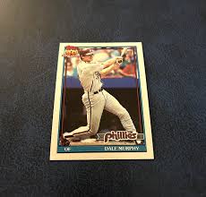 1991 Topps Baseball Dale Murphy #545 Set Break NM-MT | eBay
