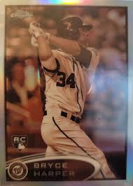 Bryce Harper 2012 Topps Chrome #196 Sepia Refractor /75 ...