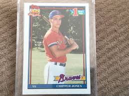 CHIPPER JONES ROOKIE BASEBALL CARDS LOT OF 8-Fleer,ProCards,Score,UD,Classic,Top | eBay