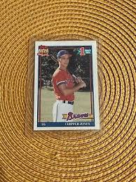 1991 Topps - #333 Chipper Jones (RC) | eBay
