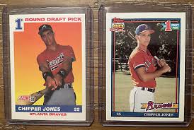 Chipper Jones 1991 #1 Draft Pick - Topps & Score | eBay