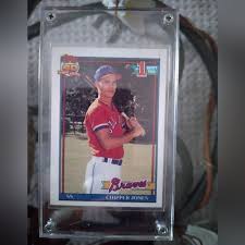 Topps | Other | Chipper Jones 9 Topps Baseball Card | Poshmark