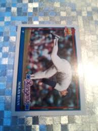 Nolan Ryan HOF 1991 Topps Baseball Card #1 Texas Rangers | eBay