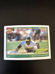 1991 Topps Rickey Henderson #670 Oakland A's | eBay
