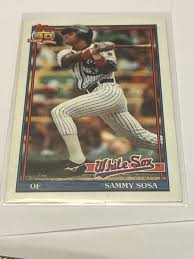 Sammy Sosa #414 Topps 40 Years Of Baseball 1991 Error ...