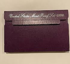 1990-S United States Mint Proof Set OGP Kennedy Proof | eBay
