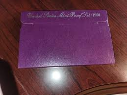 1991 S US Mint Proof Set 5-coin set in OGP Purple Box with COA | eBay