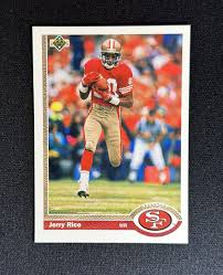1991 Upper Deck Jerry Rice #57 Football Card San Francisco ...