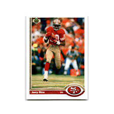 Jerry Rice 1991 Upper Deck #57 San Francisco 49ers Football ...