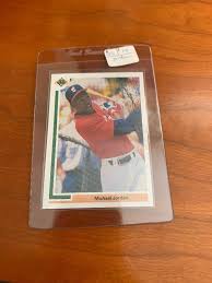 Michael Jordan baseball card | EstateSales.org