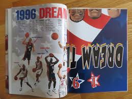 1996 USA BASKETBALL Program w/ Poster SHAQUILLE O'NEAL DAVID ROBINSON GRANT HILL | eBay