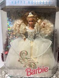 Mattel Barbie Doll 1992 Happy Holidays in Crystal and Silver ...