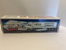 1992 Hess 18 Wheeler Truck and Racer - Preowned - New In Box ...