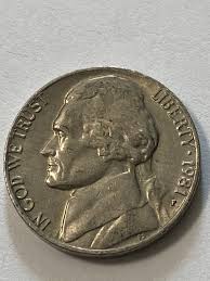 1981 Jefferson Nickel Improperly Annealed Sintered Planchet ...