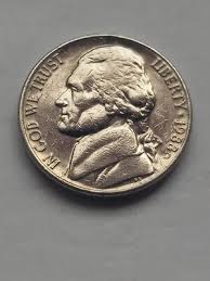 1988 D Jefferson Nickle 5c Five Cent Coin Circulated But ...