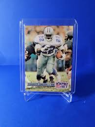 1992 Pro Set Football #150 Emmitt Smith Dallas Cowboys HOF ...