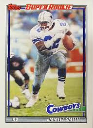 Emmitt Smith 1991 Topps Dallas Cowboys Football Super Rookie ...