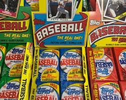 1986 Topps Baseball Cards: Unopened Vintage Wax Packs - 10 Pack Lot - Etsy
