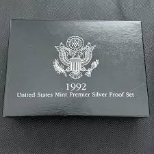 1992 PREMIER SILVER PROOF 5 COIN SET OGP COA COMPLETE (qty ...