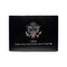 1994 Premier Silver Proof Set - 5 Coins | CoinsTV
