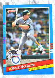 Mark Mcgwire 1990 Donruss Baseball Card - Oakland Athletics ...