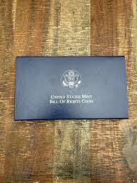 1993 Bill of Rights Commemorative Coins~Silver Dollar Proof Coin~OGP w – USRC