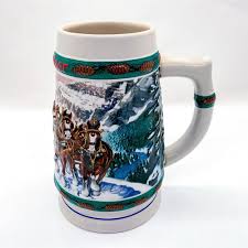 Sold at Auction: Anheuser Busch Budweiser 1993 Holiday Stein Special Delivery