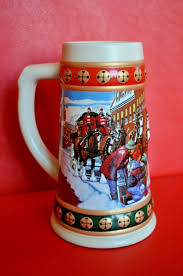 Budweiser Holiday Stein Collection Hometown Holiday 1993 | eBay