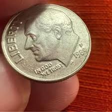 Other | 1989 Dime Misstrike Off Strike Off Center W Blurred ...